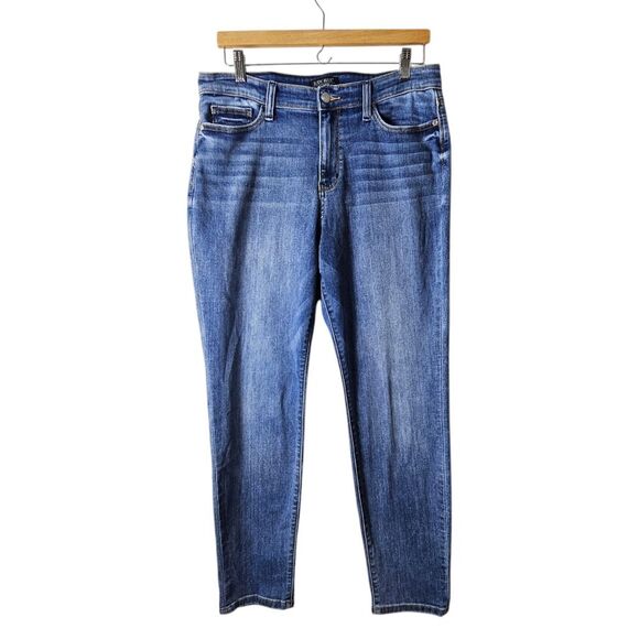 Judy Blue Denim - Judy Blue 13/31 Jeans Denim Slim Fit Light Wash‎ Straight Leg 5 Pocket Stretch